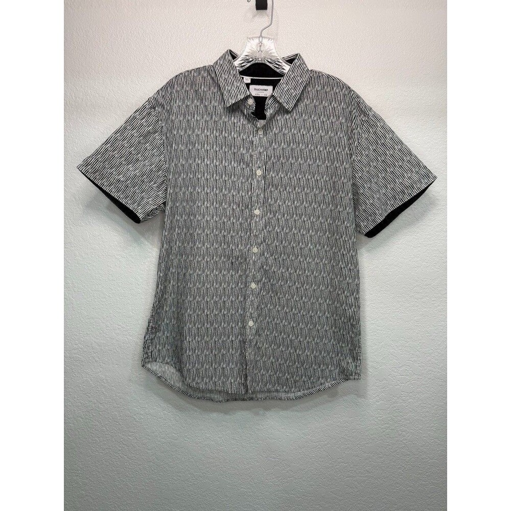 Duchamp London Men's Large 16-16 1/2 Tailored Fit Button Up Shirt 498